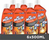 6x Mr. Muscle Power Gel Ontstopper 500 ml
