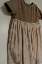 Robe Filles - robe bébé - taille 80 - rose - ( Handgemaakt Sweet Bébé Bedstraw)