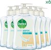Dettol Handzeep - Antibacterieel - Gevoelige Huid - 250ml x6 - Voordeelverpakking