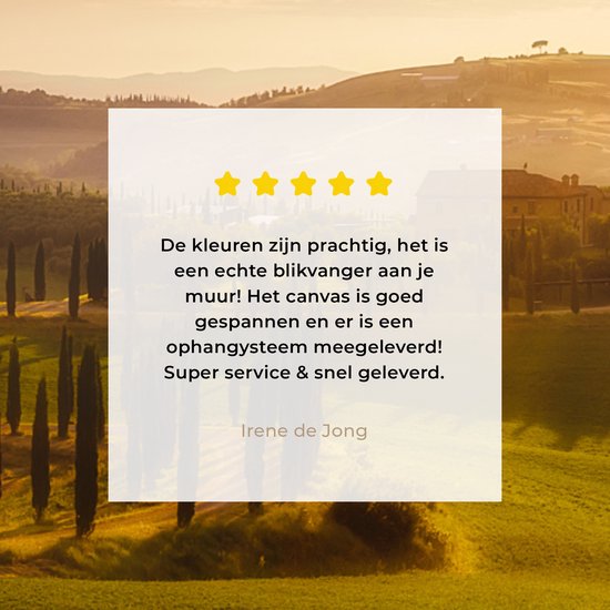 Peinture sur toile - Paysage - Vert - Colline - Toile entoilée - Décoration murale salon - 150x100 cm - Photo sur toile