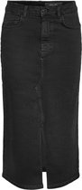 Noisy may Rok Nmkath Nw Jupe mi-longue fendue Vi478bl N 27030078 Noir Denim Femme Taille - XS