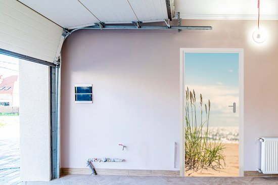 Sticker de porte Brins d'herbe dans les dunes - 80x205 cm - Poster de porte