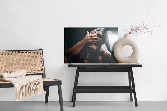 Painting King - Tableau sur toile Couple dans un paysage épicé - 100 x 70 cm