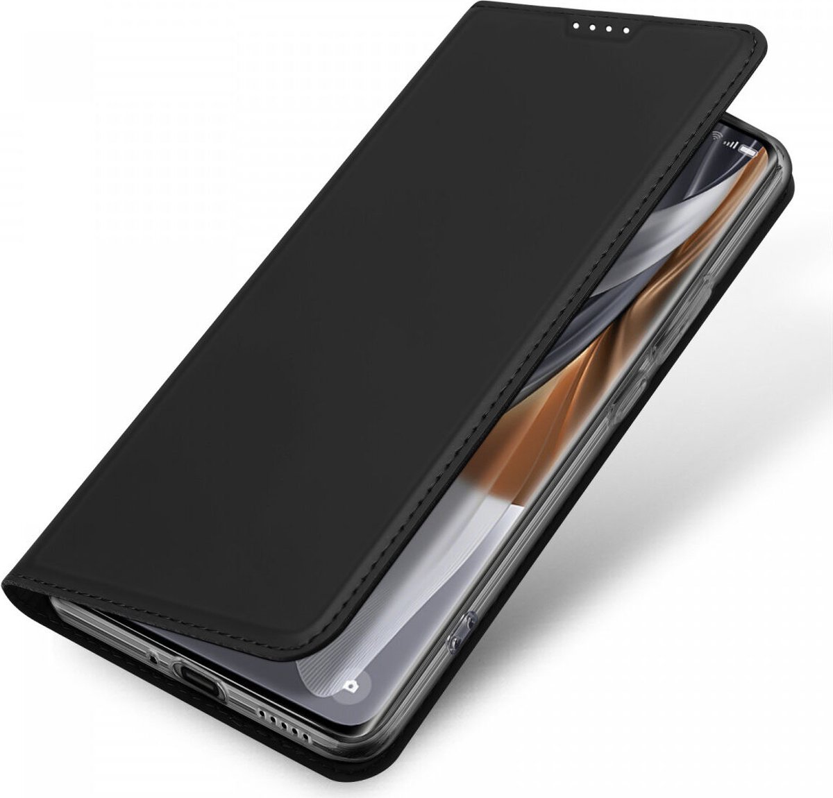 Dux Ducis Skin Pro Oppo Reno 10 Pro Plus Hoesje Portemonnee Zwart