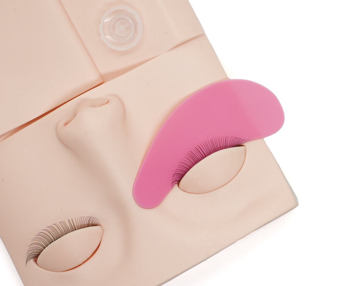 Siliconen herbruikbare eyepads roze - Wimperextensions - Oogpads - Eye patches - Eye pads