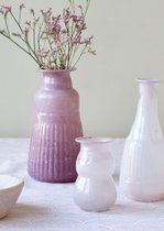 Glazen vaas opaline roze