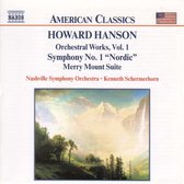 Nashville Symphony Orchestra - Hanson: Orchestral Works Volume 1 (CD)