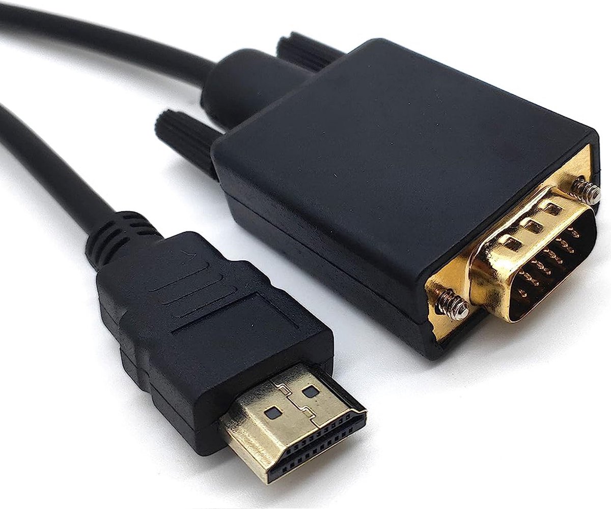 HDMI naar VGA Kabel Adapter Converter HDMI VGA Kabel Omvormer 1080p HD 1.8 Meter