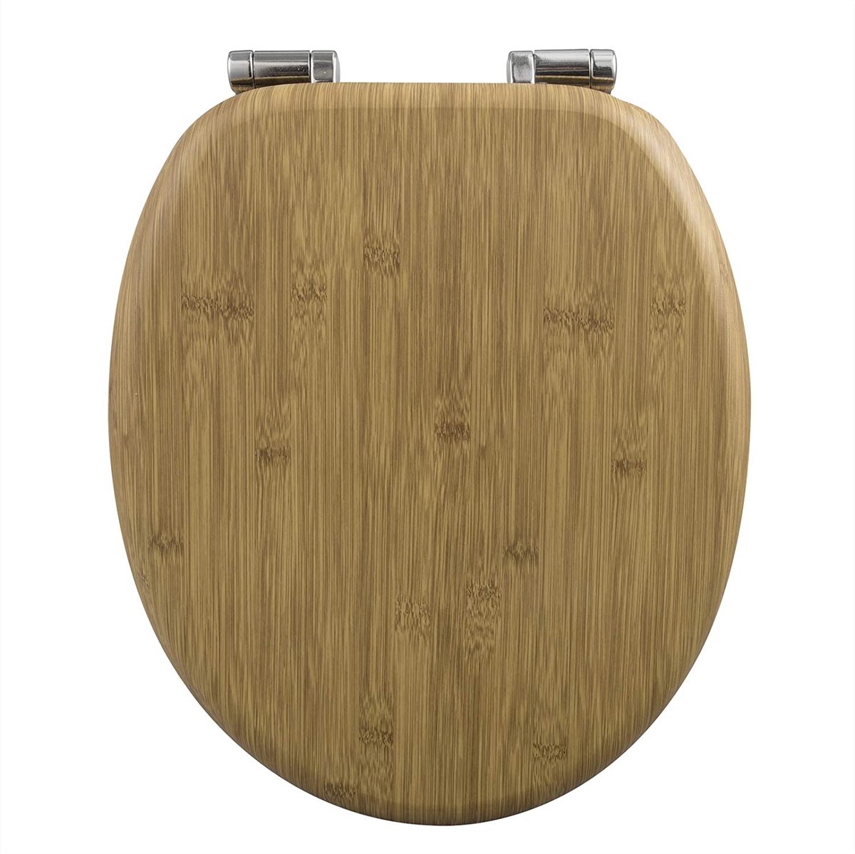 BukkitBow - Toiletbril met Softclose - Toiletbril / Toiletzitting met Print - Antibacterieel - Hout