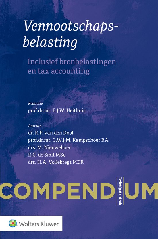 Compendium Vennootschapsbelasting - cover