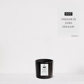 Luxe sierpot 'Potverdorie goed gedaan' Zwart – Cadeau - bloempot voor binnen – pot van 13cm – plantenpot met Ø13 – sierpot voor kamerplant