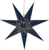 Lampe étoile suspendue bleue Galaxy avec culot E14 -60cm -avec prise -Décoration de Noël