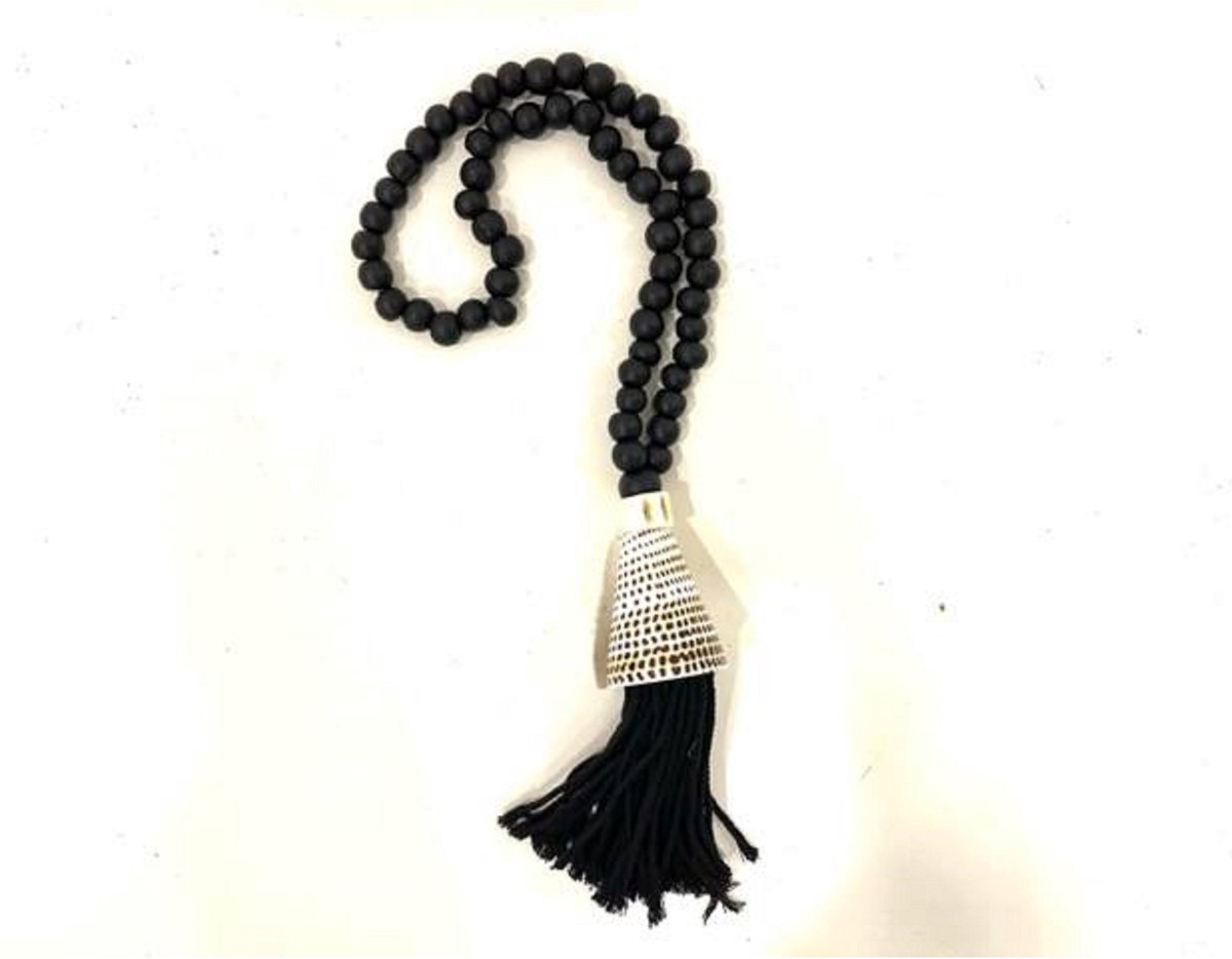 Chain beads olon black