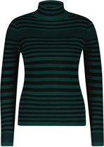 Red Button Roll neck Emerald