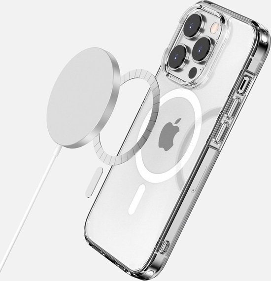 Coque Anneau Magnétique Transparente MagSafe Pour IPhone (12 à 17) - Antichoc