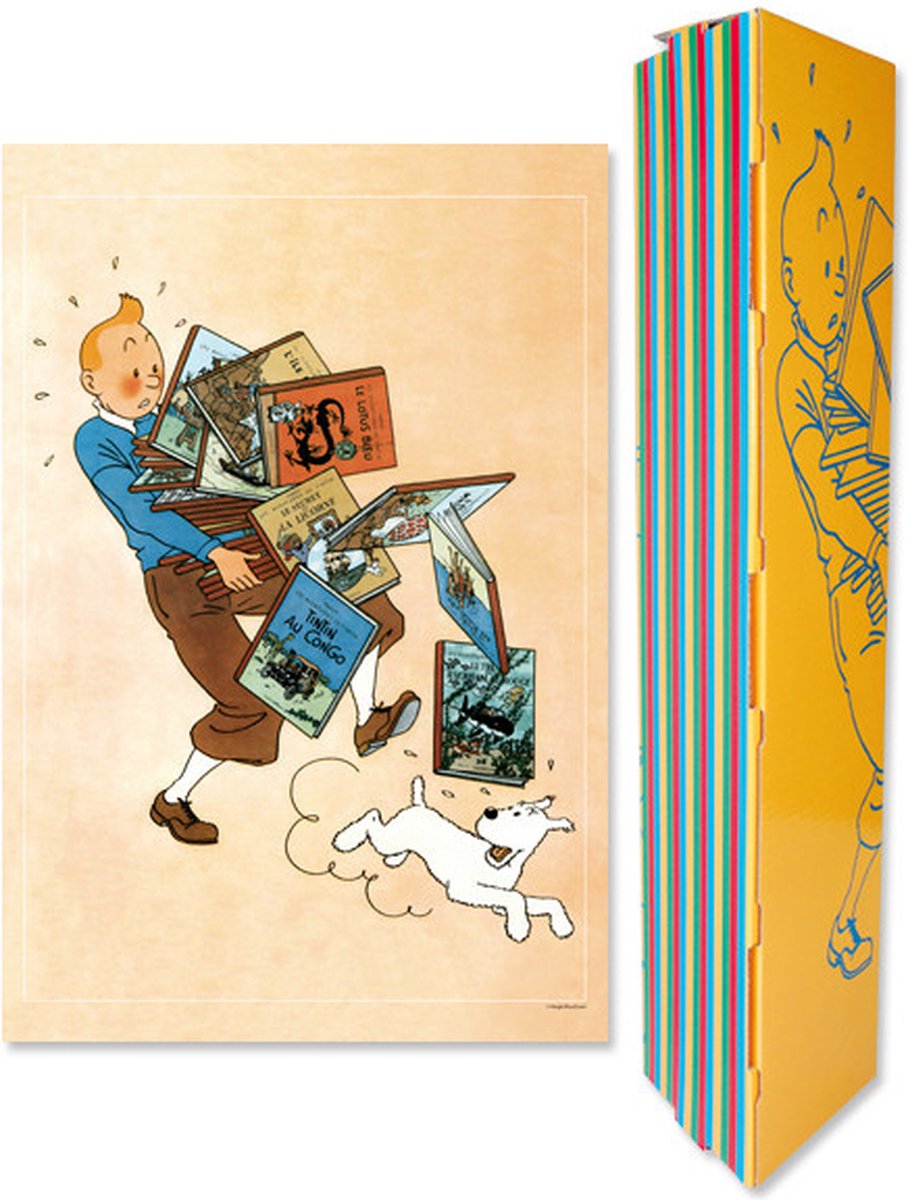 Kuifje Poster "Kuifje Albums" 40 x 60 cm