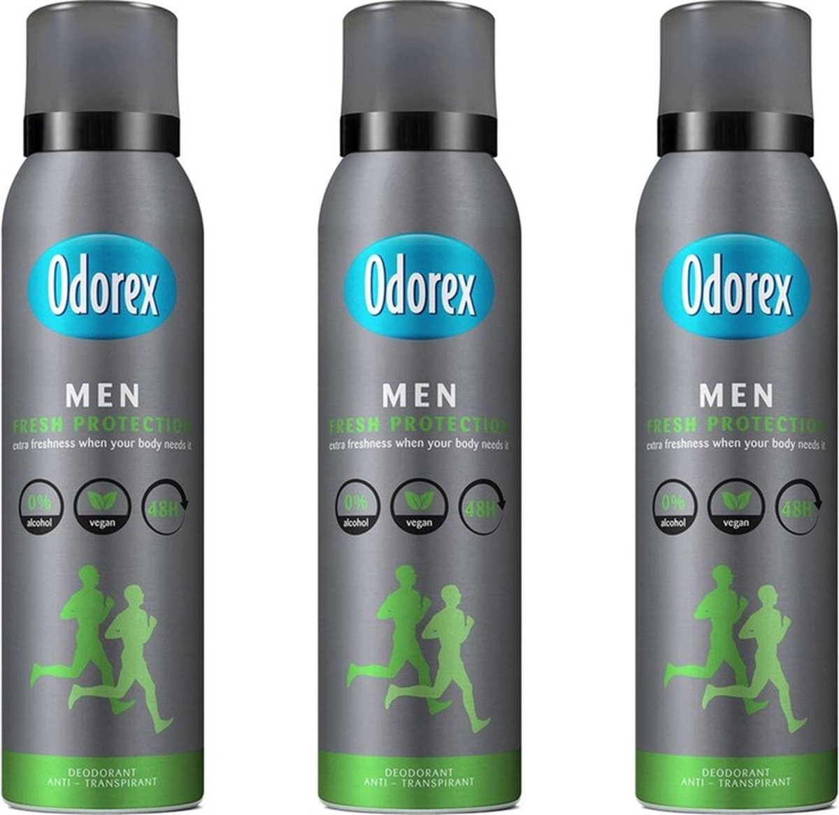 Goedkoopste Odorex Deo Spray Men - Fresh Protection - 3 x 150 ml