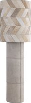 PTMD Staandelamp Joanne - 45x45x150 cm - Suede - Beige