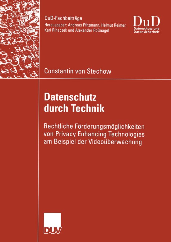Datenschutz durch Technik - cover