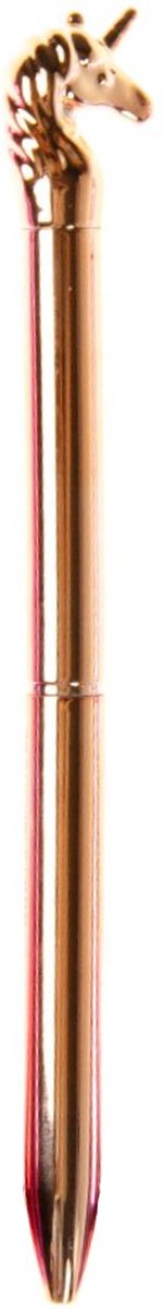 Eenhoorn Pen | Unicorn Balpen | Metallic Oranje