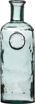 Natural Living Bloemenvaas Olive Bottle - transparant - glas - D13 x H27 cm - Fles vazen