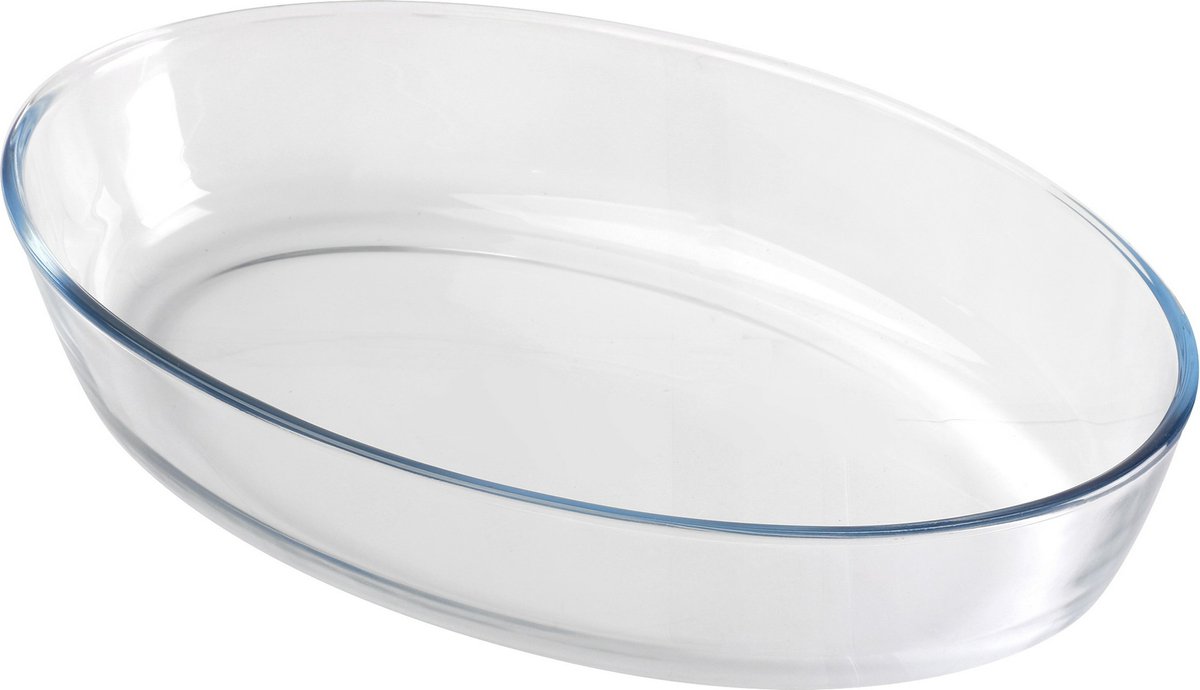 Chef Traiteur Ovenschaal van borosilicaat glas - ovaal - 3 Liter - 35 x 24 x 7 cm