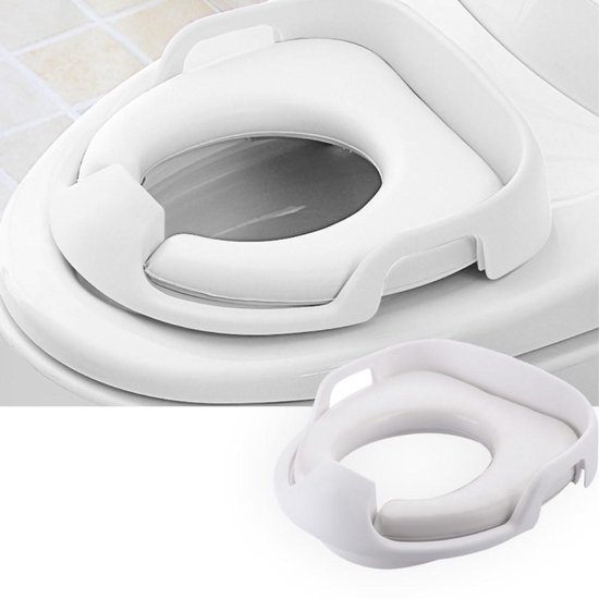 Baby toilet trainer - toilet bril verkleiner - kinder toiletbril met kussen  | bol.com