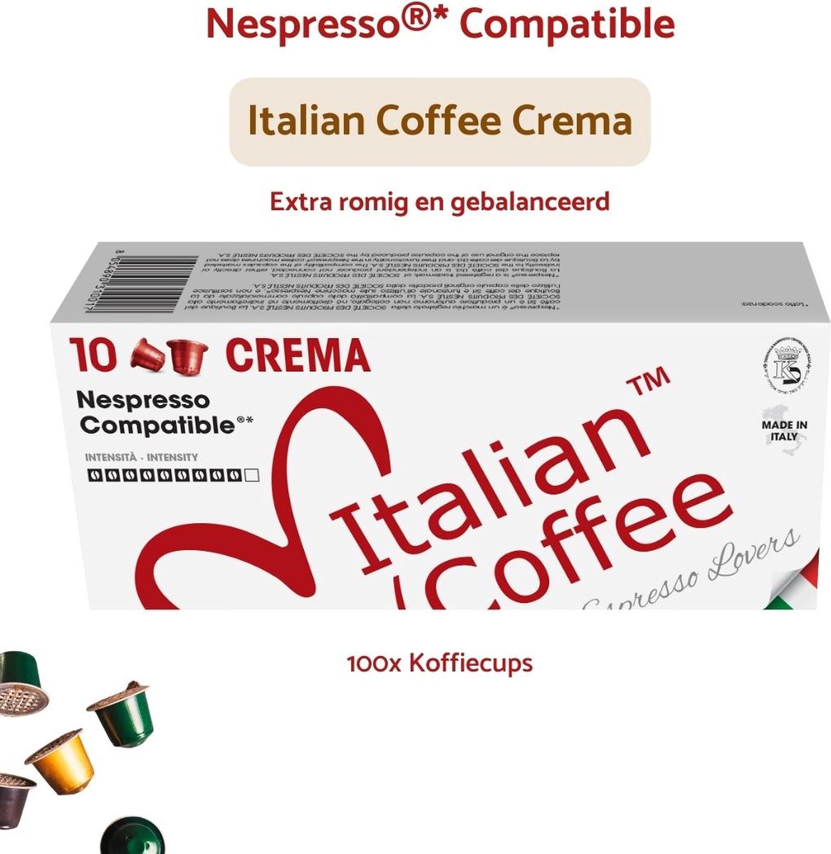 Extra Romig - 100x Italian Coffee 