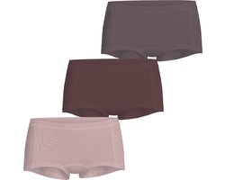 Björn Borg - Minishort - Boxershort - Ondergoed - Dames - Roze/Rood- Underwear - 3-Pack -L