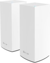 Linksys Velop MX8400 - Mesh Wifi - Wifi 6 - 4200 Mbps - Tri-Band - 2-Pack - Wit