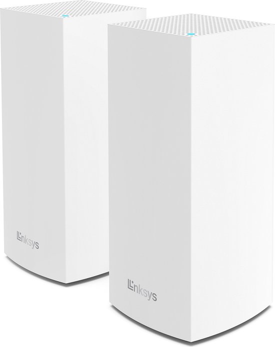 Linksys Velop MX8400 - Mesh Wifi - Wifi 6 - 4200 Mbps - Tri-Band - 2-Pack - Wit