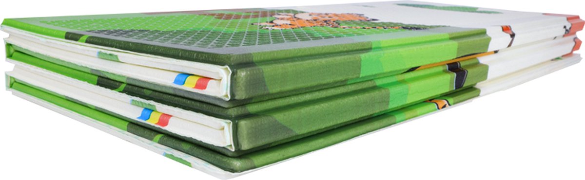 Buxibo - Dubbelzijdige Speelmat Foam - Dik XPE Foam - Kruipmat - Speelkleed - Vloermat - Baby/Peuter & Kind - Multicolor - XPE-002 - 200x180cm — afbeelding 11
