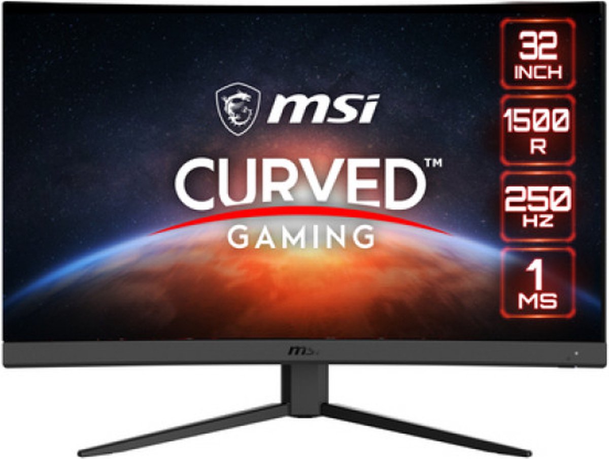MSI G32C4X: 31,5" curved gaming monitor met 165 Hz thumbnail 4