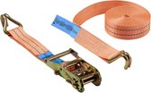 TOOLCRAFT Spanband (tweedelig) Trekkracht (lc) vastbinden (enkel/direct)=1000 daN (l x b) 6000 mm x 38 mm Ratelinrichti