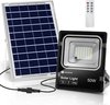 Aigostar LED Buitenlamp - 50W Schijnwerper - Wandlamp buiten - IP66 - Afstandsbediening - Buitenverlichting Zonne Energie - 6500K