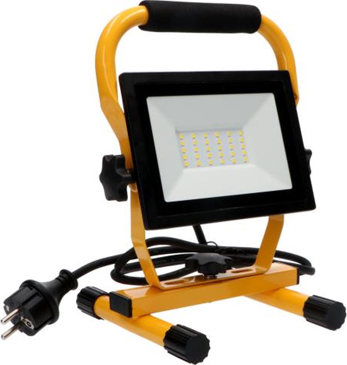 Tackmasters® Bouwlamp LED 30W - 2550lm - IP54 Stootvast - Werklamp - Professionele verlichting - Incl. 150 cm aansluitstekker
