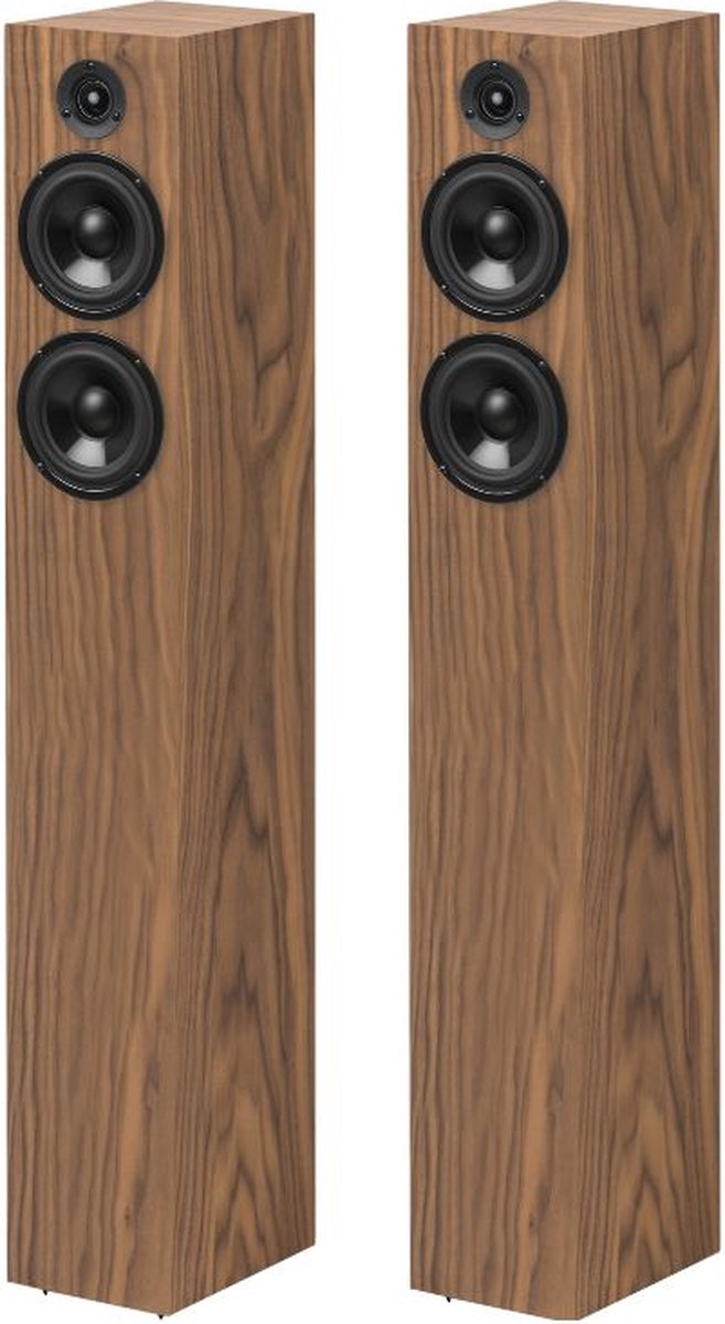 Pro-Ject Speaker Box 10 S2 Vloerstaande Luidspreker - Hifi speakers - Walnoot (per paar - 2 stuks)