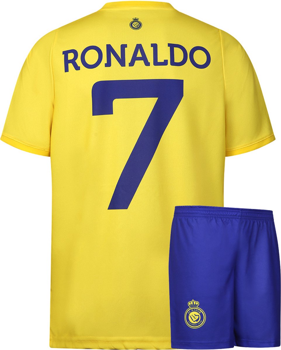Ronaldo Al-Nassr Voetbaltenue Thuis - 2025-2026 - Voetbal Tenue Kinderen - Shirt en Broekje - Jongens en Meisjes - Volwassenen - Heren en Dames - Maat XL