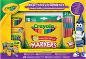 Crayola Essentials Coloring Set - Ensemble de coloriage et de loisirs de 59 pièces
