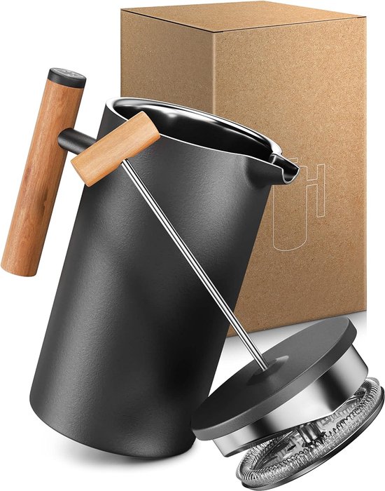 Thermo French Press I 1 liter 5 kopjes I 3 maten verkrijgbaar I