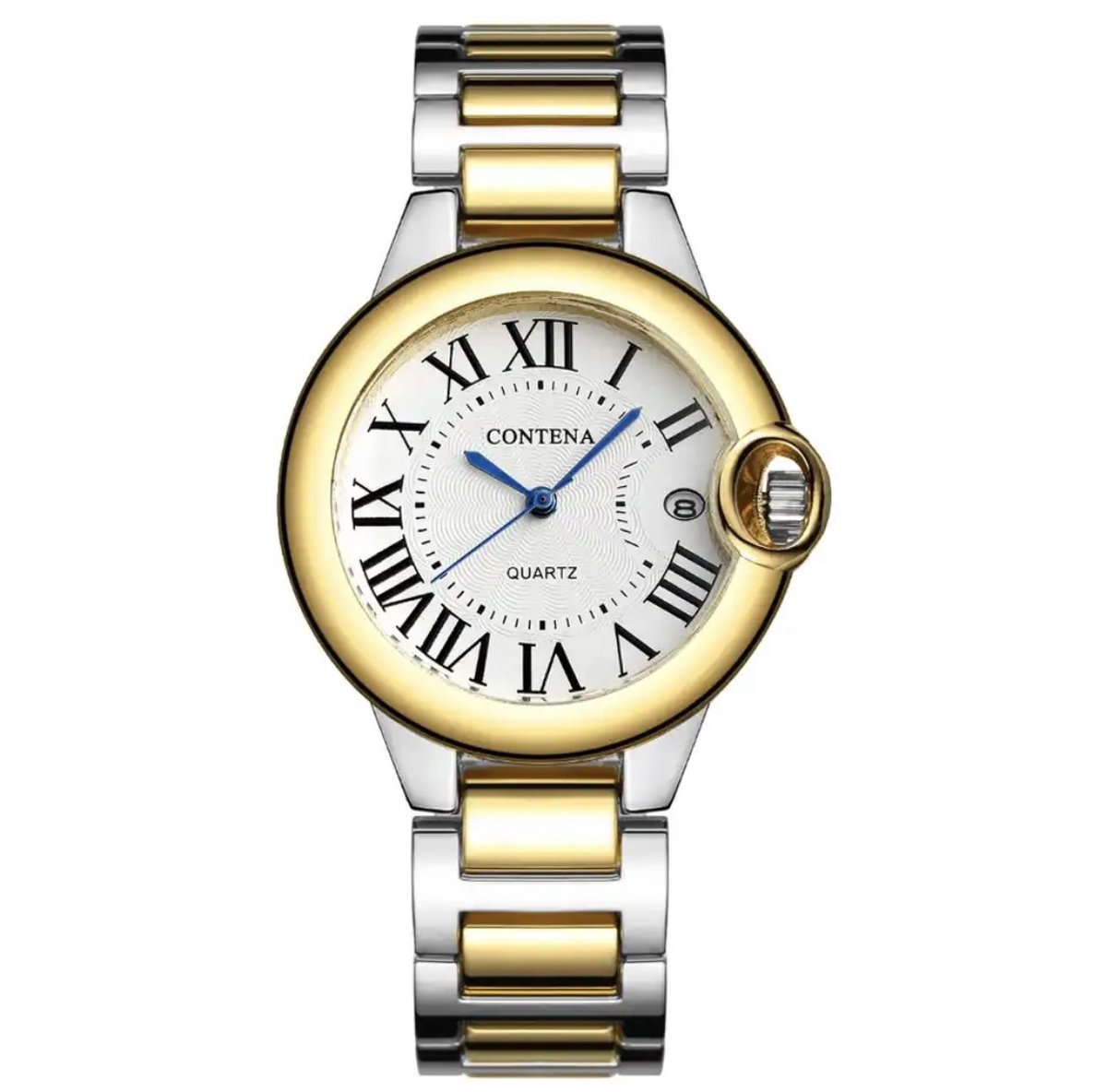 Borasi Montre Femme | Dames horloge | Vrouwen Horloge | Horloge Dames | ZilverGoud | 38 mm | Inclusief Verkleiner | Borasi