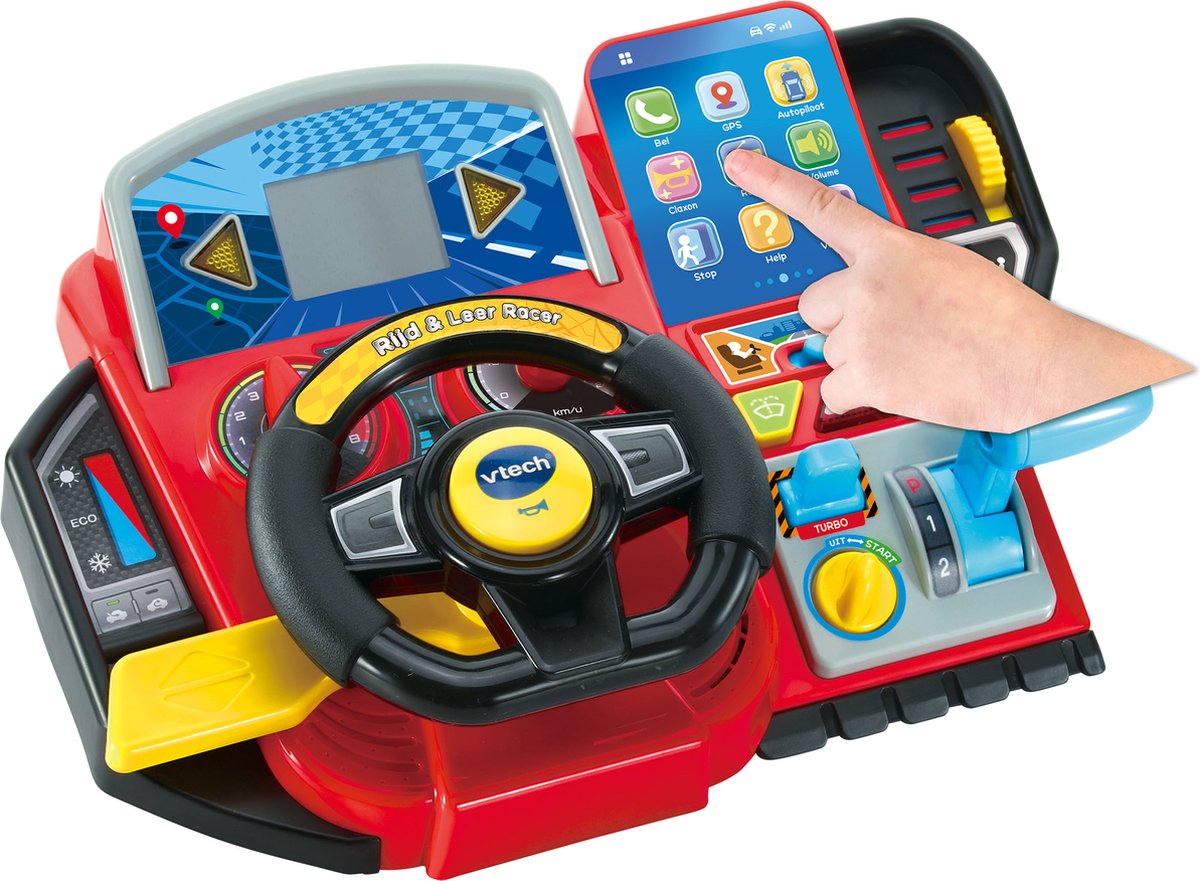 VTech Rijd & Leer Racer Racestuur Activity Center - Interactief & Educatief Speelgoed - Activiteitenbord - Cadeau - Kinderspeelgoed 3 Jaar — afbeelding 6