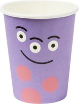 Smiffys - Monster Tableware - Party Cups Feestdecoratie - Paars