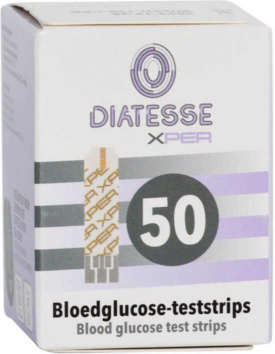 Diatesse Xper Bloedglucose-teststrips 50ST
