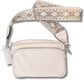Lundholm sacs sac à bandoulière pour femme sac à bandoulière pour femme beige clair - sac de téléphone pour femme - cadeau pour elle - astuce cadeaux pour femme - sangle de sac pour femme | Design scandinave - Série Skagen
