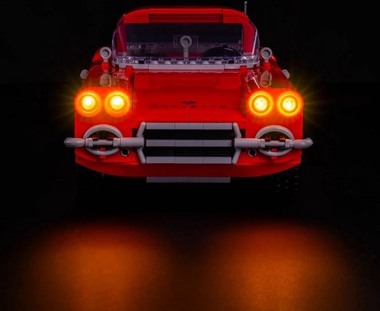 Light My Bricks - Verlichtingsset geschikt voor LEGO Chevrolet Corvette 1961 10321 - Light My Bricks