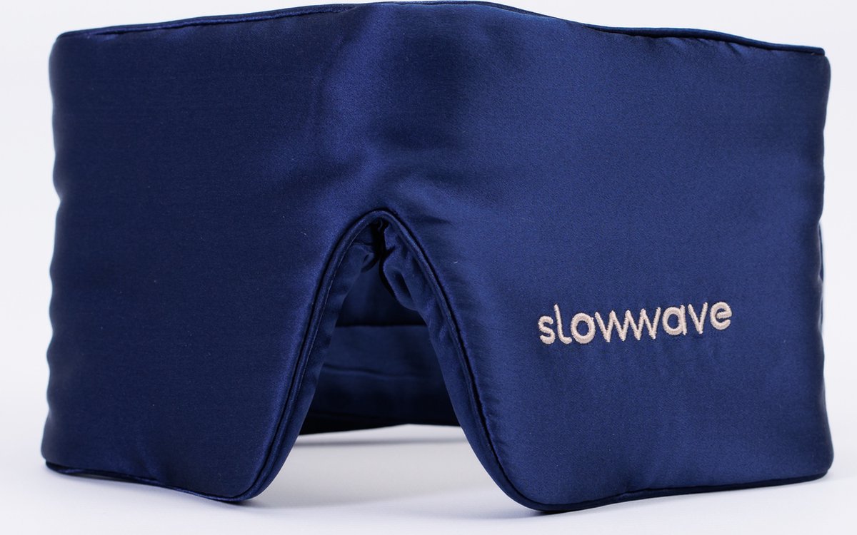 Bol.com Slowwave Premium Silk Sleep Mask - Zijden slaapmasker - 100% verduisterend - Supercomfortabel in alle slaapposities - Ec... aanbieding