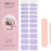 CLIQGLOW - Semi-Cured Nail Wraps - Nagelstickers - Gellak Stickers - Lilac Dream
