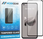 Mobigear - Screenprotector geschikt voor ASUS Zenfone 10 Glazen | Mobigear Screenprotector - Case Friendly - Zwart
