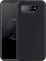 Mobigear Hoesje geschikt voor ASUS ROG Phone 7 Telefoonhoesje Flexibel TPU | Mobigear Colors Backcover | ROG Phone 7 Case | Back Cover - Zwart